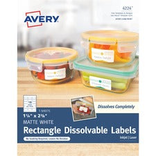 Avery&reg; Dissolvable Labels - Print to the Edge