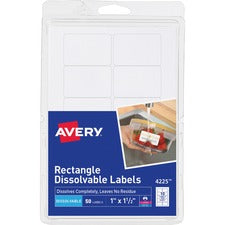 Avery® Dissolvable Labels