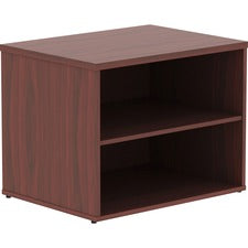 Lorell Relevance Series Mahogany Laminate Office Furniture Credenza