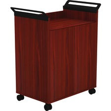 Lorell Laminate Mobile Storage Cabinet