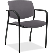 Lorell Stack Chairs with Vinyl Seat & Back