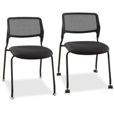 Lorell Armless Stackable Guest Chairs