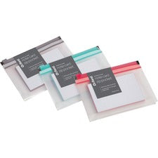 Oxford Easy Label Note Card Zip Pocket with 50 Note Cards