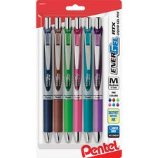 Pentel Liquid Steel Tip Gel Pens