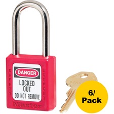 Master Danger Red Safety Padlock