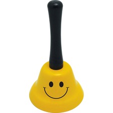 Ashley Smiley Face Design Wide Hand Bell