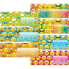 Ashley Emoji Design Decorative Hall Pass