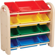 Early Childhood Resources Storage Bins 4-tier Organizer