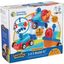 Learning Resources 1-2-3 Build It Car-Plane-Boat