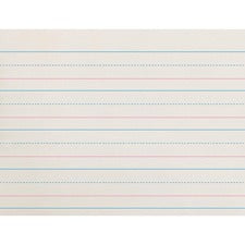 Zaner-Bloser Broken Midline Ruled Paper