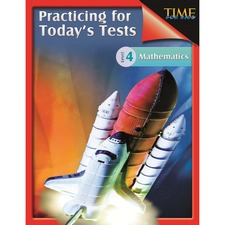 Shell Education Math Practice Tests - Level 4 Printed Book