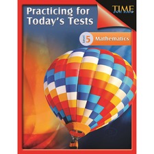 Shell Education Math Practice Tests - Level 5 Printed Book