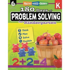 Shell Education 180 Days of Problem Solving for Kindergarten Printed Book by Jessica Hathaway