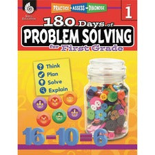 Shell Education 180 Days of Problem Solving for First Grade Printed Book