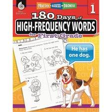 Shell Education High-Frequency Words for Grade 1 Printed Book by Jodene Smith