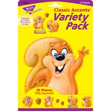 Trend Silly Squirrels Accents Variety Pack
