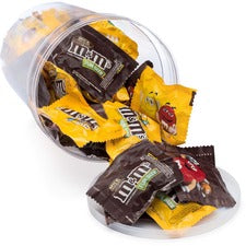 Office Snax M&Ms Plain & Peanut Candy Tub