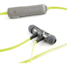 Verbatim Bluetooth Stereo Earphones with Microphone - Green