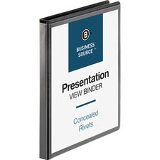 Business Source Standard View Round Ring Binders