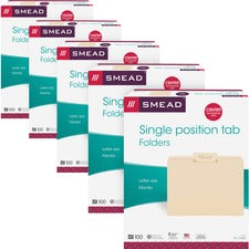 Smead File Folders with Single-Ply Tab