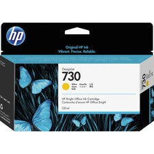 HP 730 (P2V64A) Ink Cartridge - Yellow