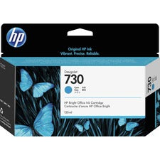 HP 730 (P2V62A) Ink Cartridge - Cyan