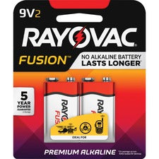 Rayovac Fusion Advanced Alkaline 9V Batteries