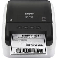 Brother QL-1100 Direct Thermal Printer - Monochrome - Desktop - Label Print