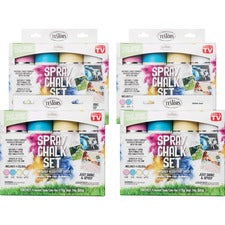 Testors 4-color Spray Chalk Set