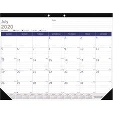 Blueline DuraGlobe Academic Monthly Desk Pad