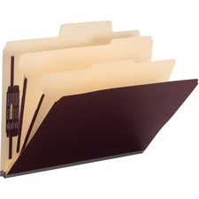 Smead SuperTab Classification File Folders with SafeSHIELD Fastener