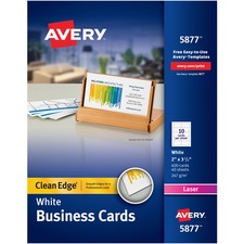 Avery&reg; Clean Edge Laser Print Business Card