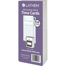 Lathem Model 400E Double Sided Time Cards