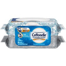 Cottonelle Flushable Wet Wipes Flip-Top Pack - 2 Pouches