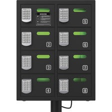 ChargeTech 8-bay Cell Phone Charging Locker