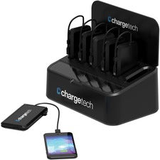 ChargeTech Portable Battery 6 Dock Station