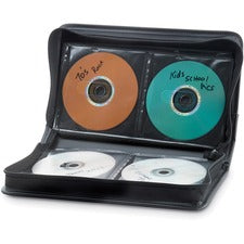 Verbatim CD/DVD Storage Wallet ­64 ct. Black
