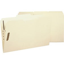 Business Source 2-Ply Tab Manila Legal Fastener Folder