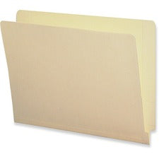 Business Source 2-Ply End Tab Manila File Folders