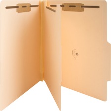 Business Source 4-Part Manila Classification Folders