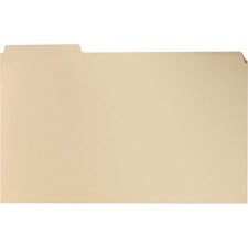 Business Source 2-Ply 1/3-cut Tab Manila File Folders