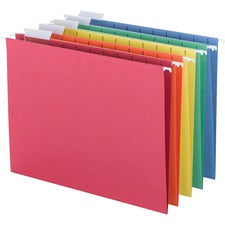 Business Source 1/8-cut Tab Slots Hanging File Folder