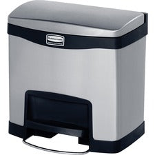 Rubbermaid Commercial Slim Jim Step-on Steel Container