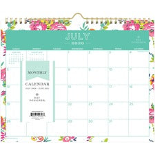 Blue Sky Peyton Floral Academic 11x9 Wall Calendar