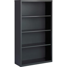 Lorell Fortress Series Charcoal Bookcase