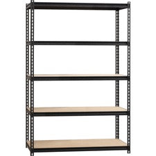 Lorell 2,300 lb Capacity Riveted Steel Shelving