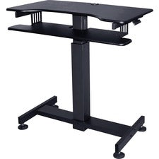 Lorell Mobile Standing Work and School Desk
