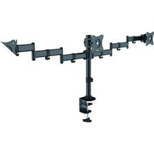 Lorell Active Office Mounting Arm for Monitor - Black