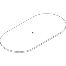Lorell Prominence 2.0 Racetrack Conference Tabletop