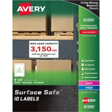Avery&reg; Water-resistant Surface Safe ID Labels